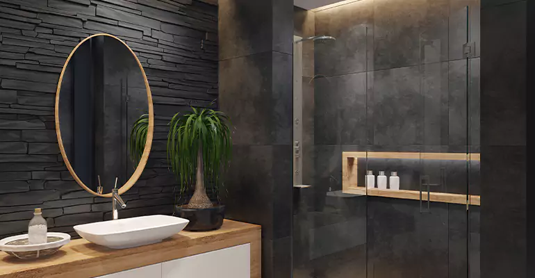 Bathroom Floor Tile Remodel in St. Joseph