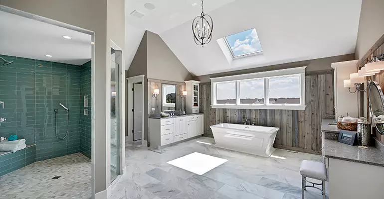 Guest Bathroom Flooring Remodel in St. Joseph